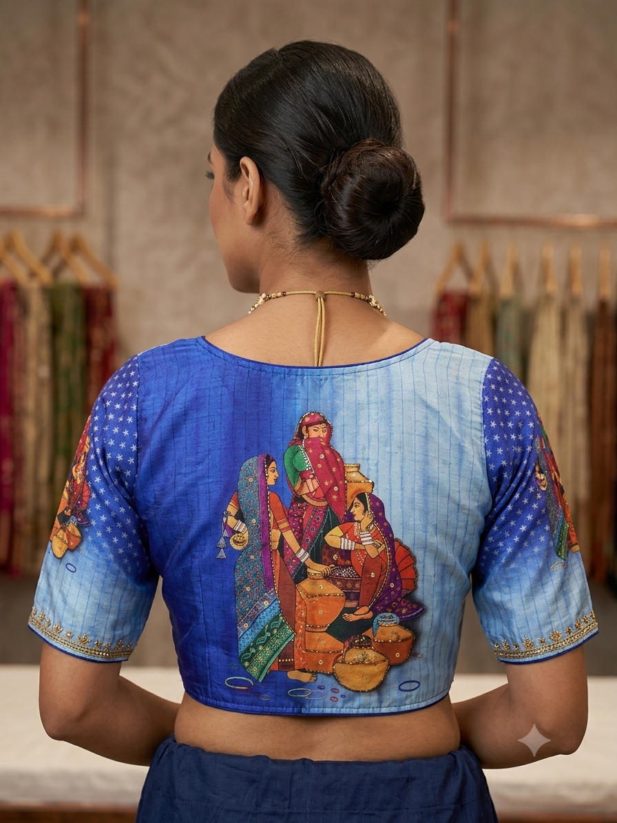 Pichwai printed blouse 👚