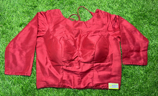 Marron full hands blouse 👚