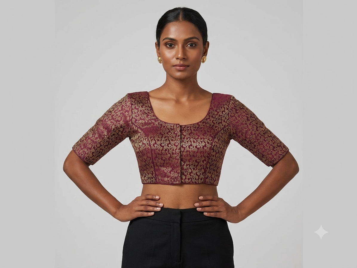 Banaras gold zari Blouse 👚