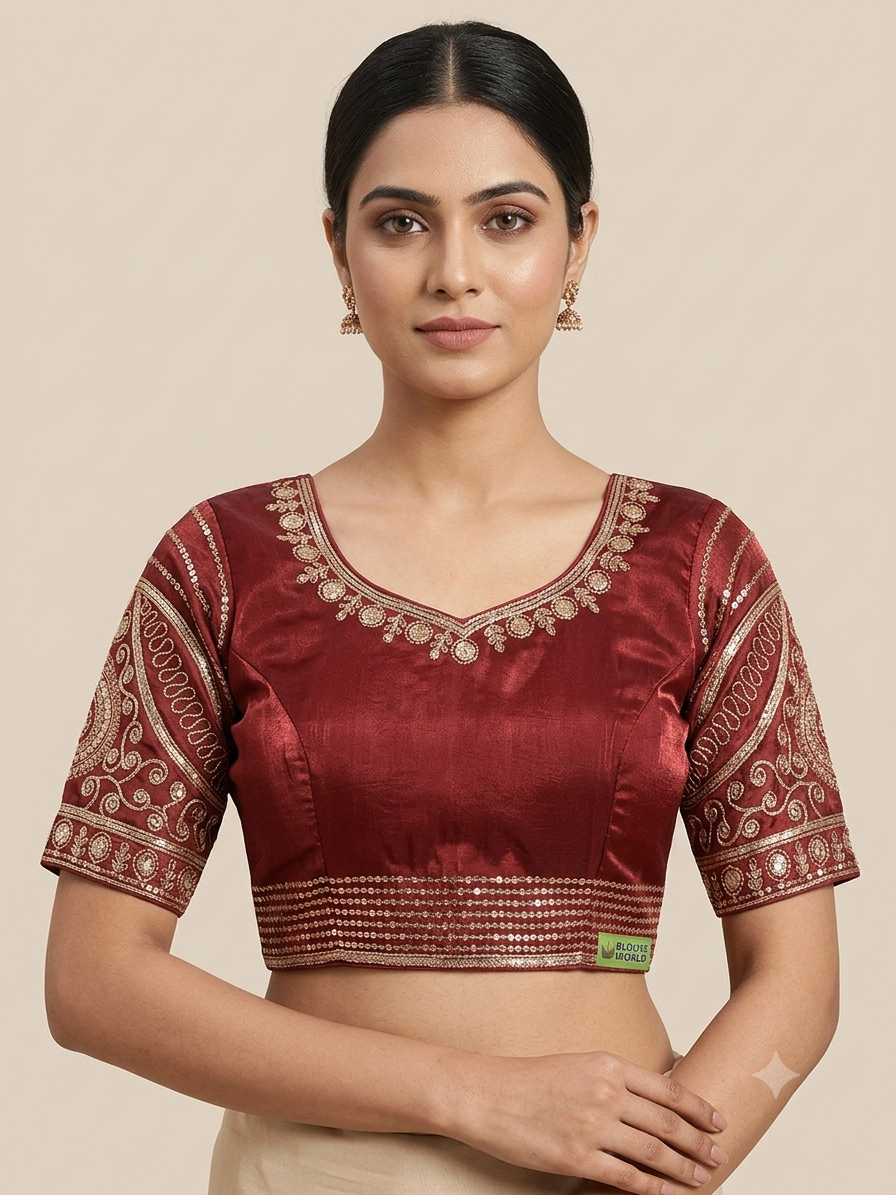 Tissue sequence blouse 👚