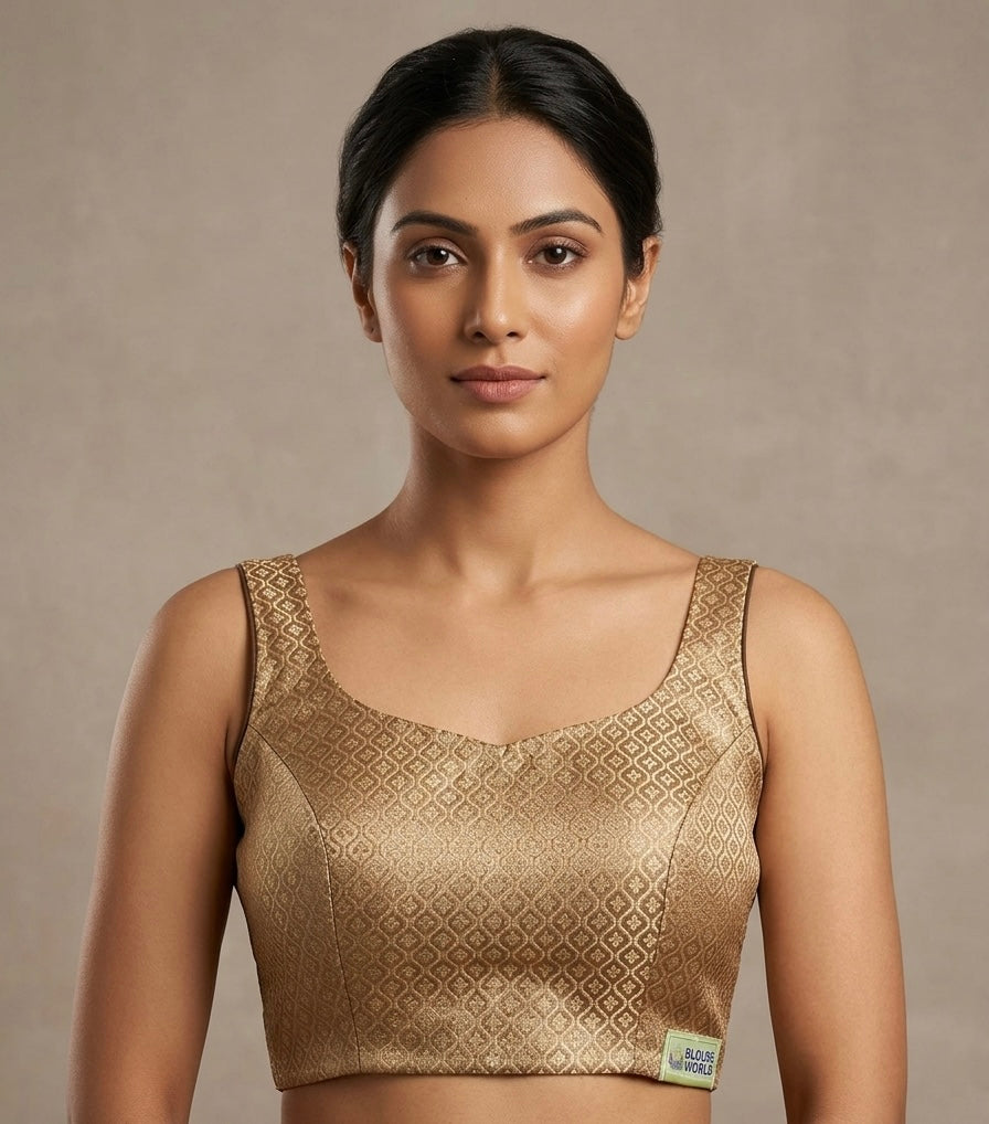Banaras sleeveless Blouse 👚