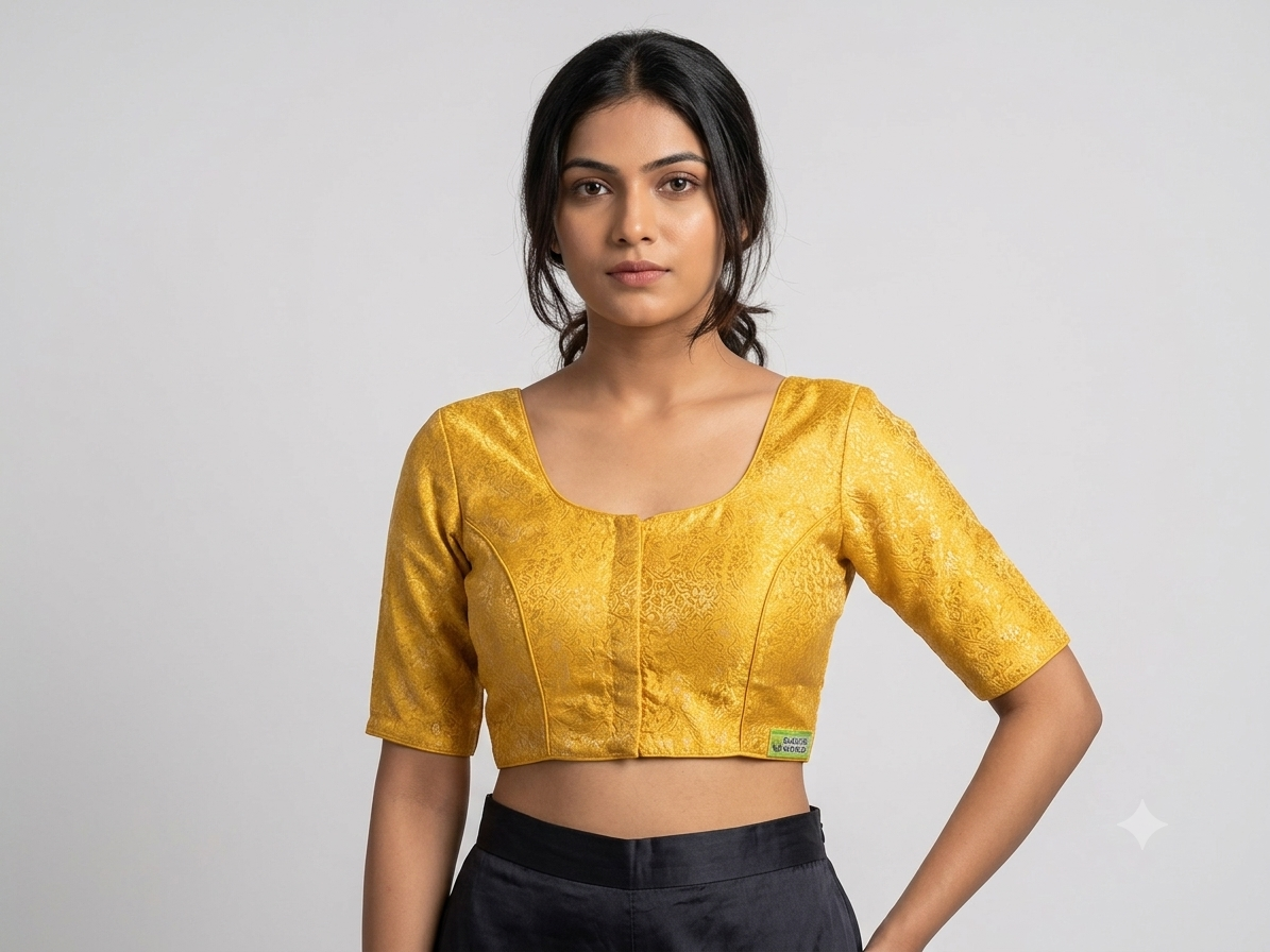 Banaras gold zari Blouse 👚