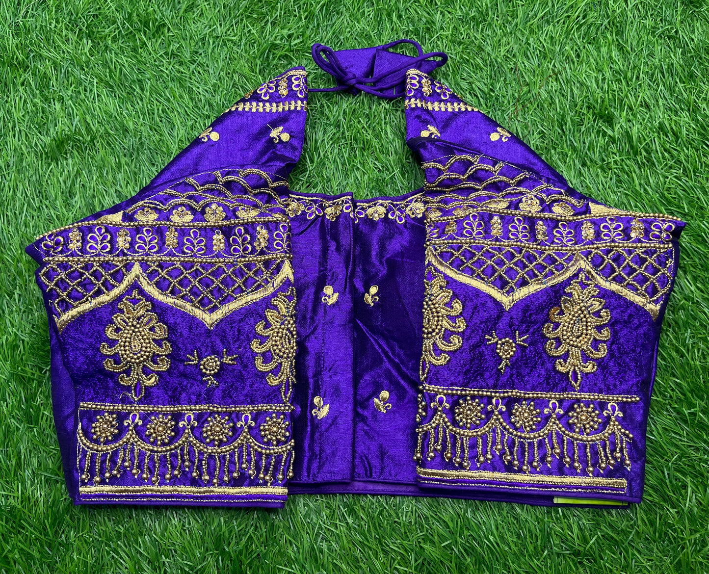 Dark purple heavy work blouse 👚