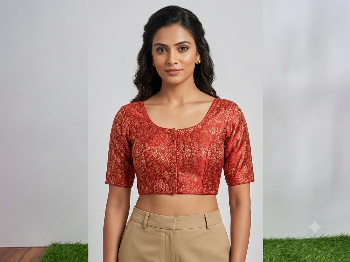 Banaras gold zari Blouse 👚