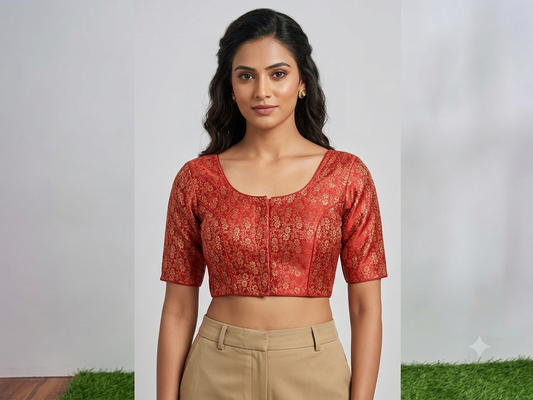 Banaras gold zari Blouse 👚