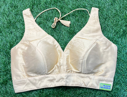 🍦 cream colour sleeevless blouse
