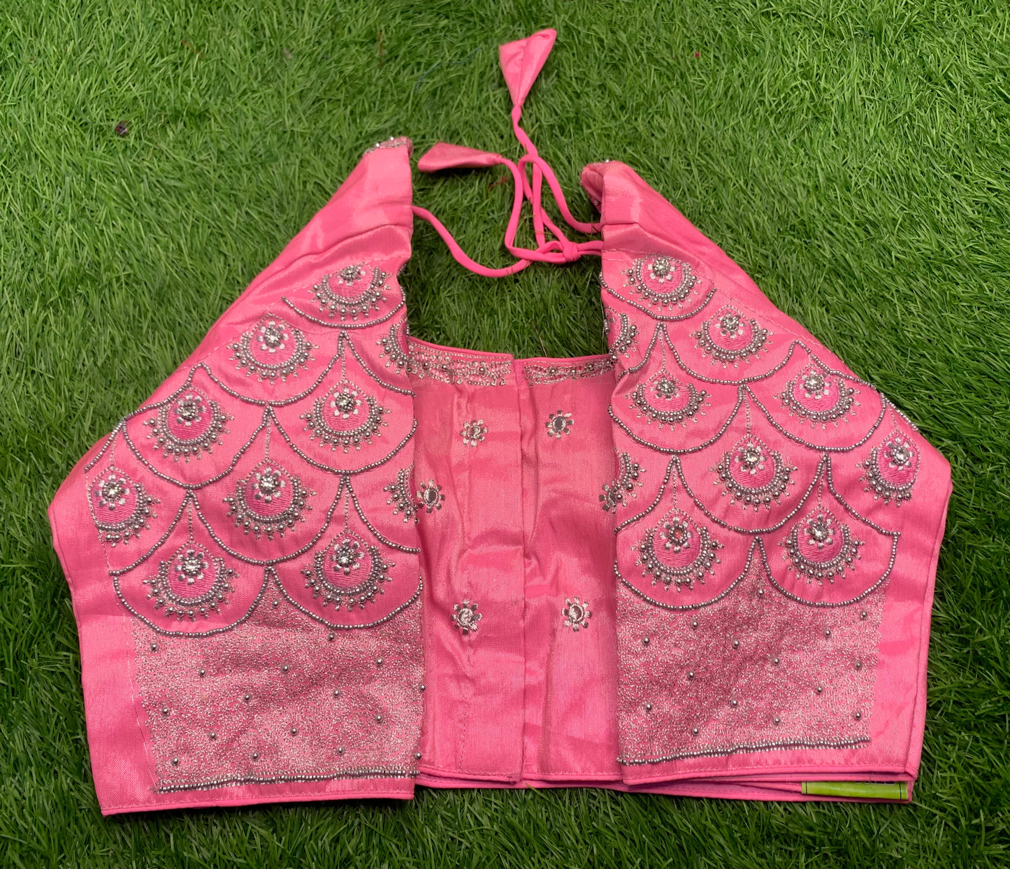 Baby pink designer blouse 👚