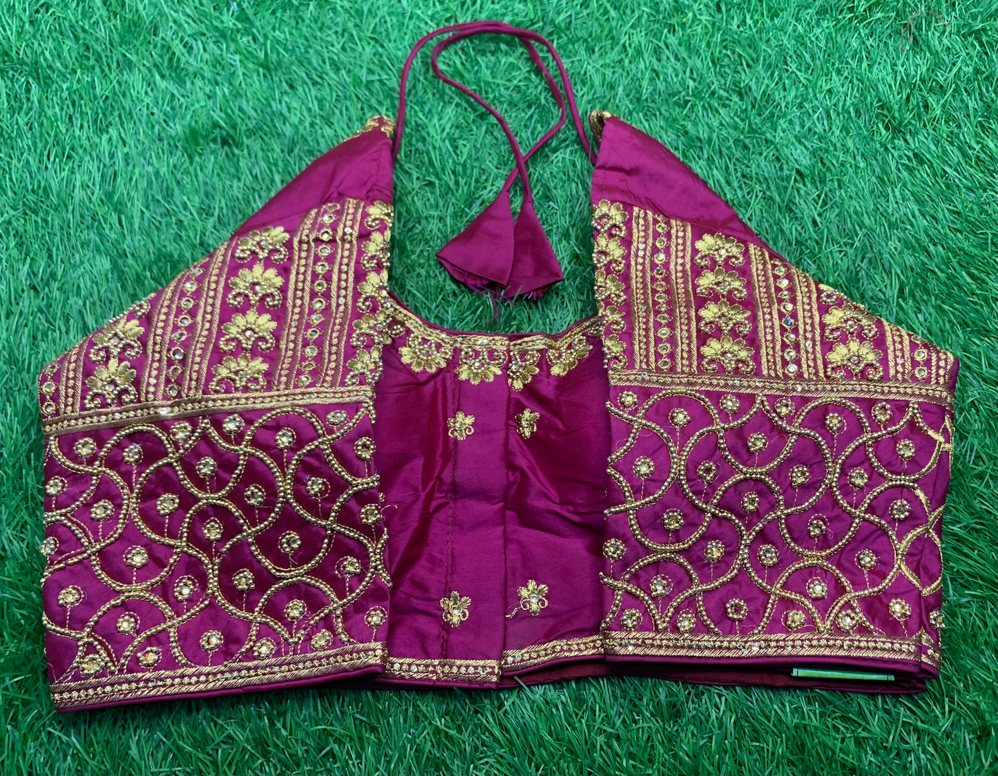 Magenta pink designer blouse 👚