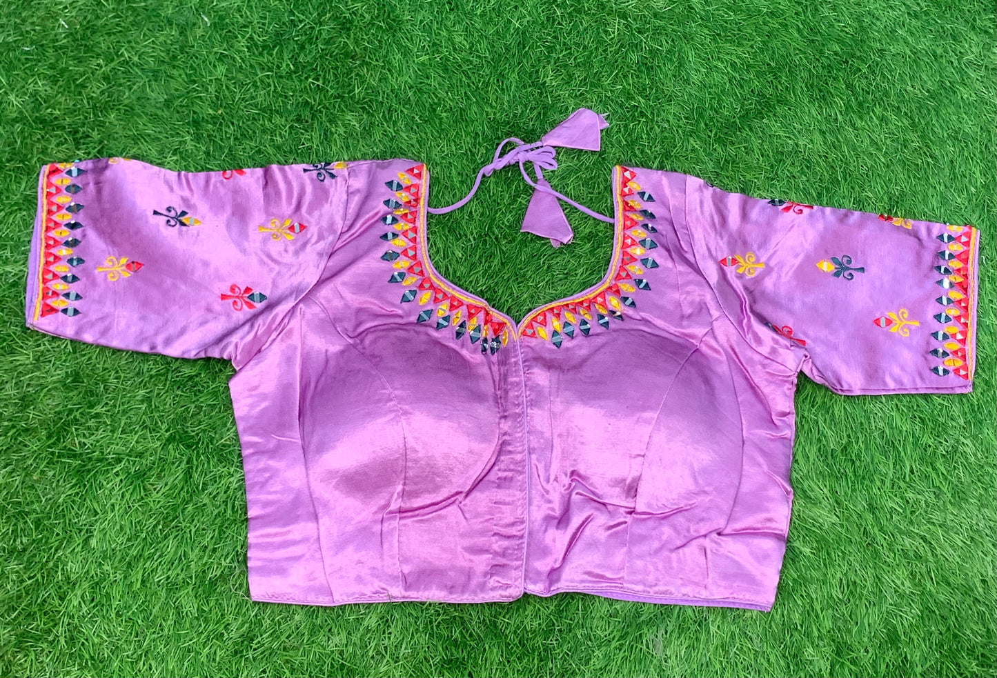 Lavender colour blouse