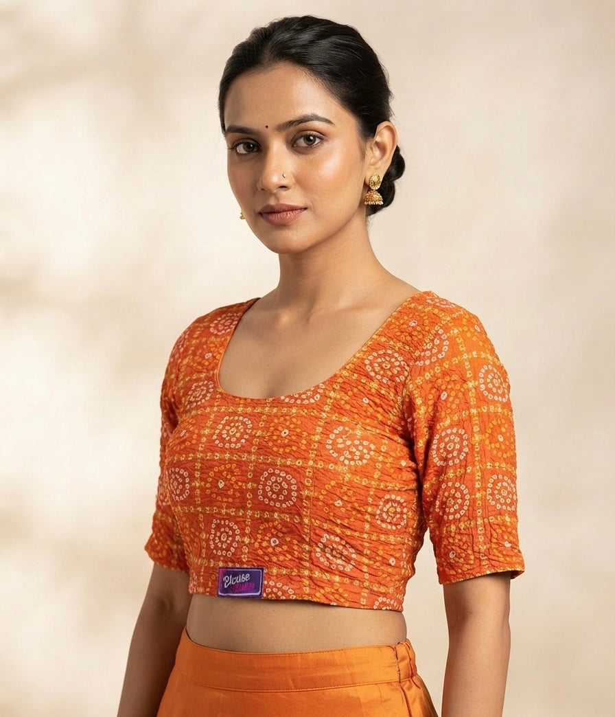 Bandhani strechable xl