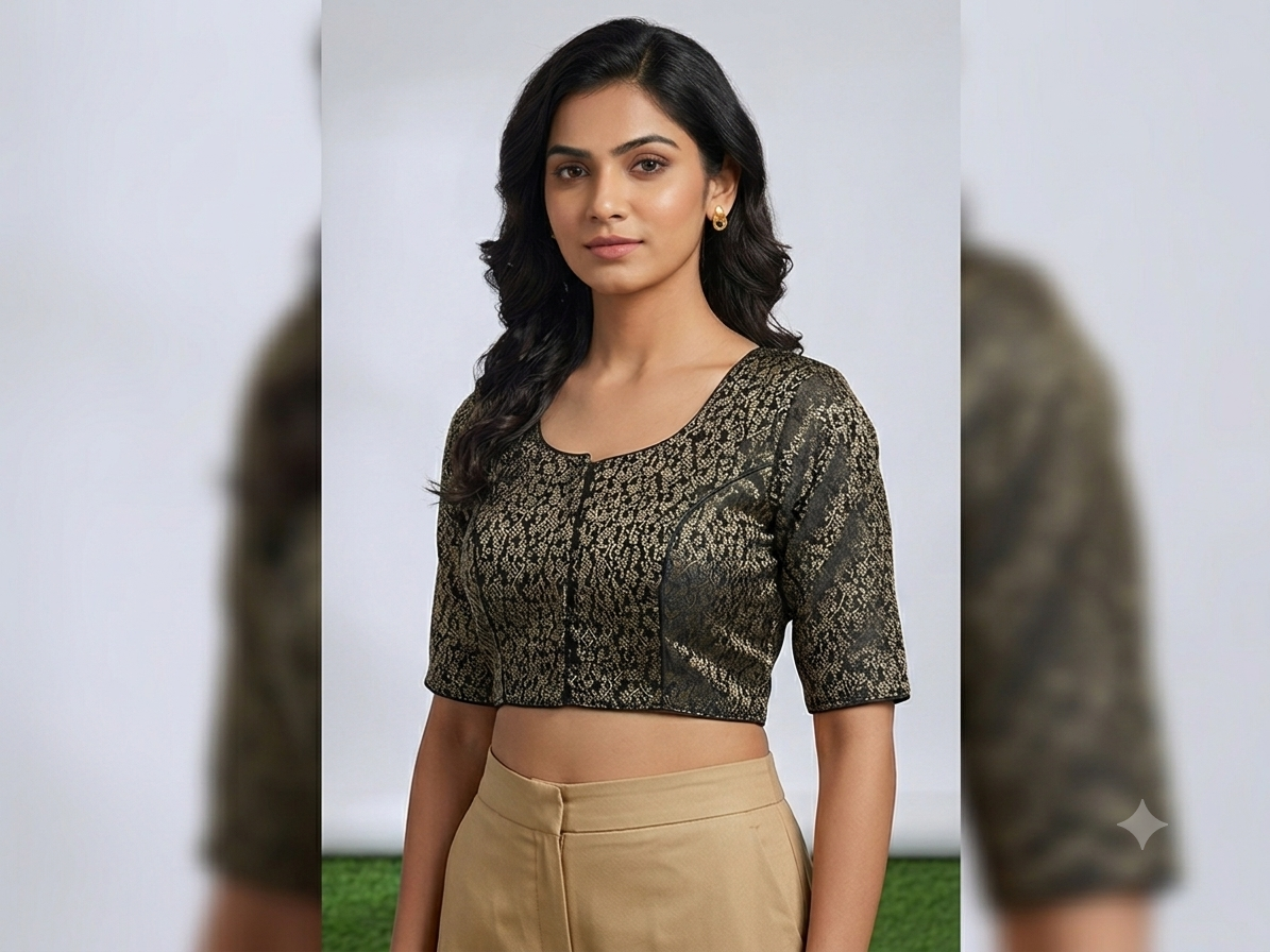 Banaras gold zari Blouse 👚