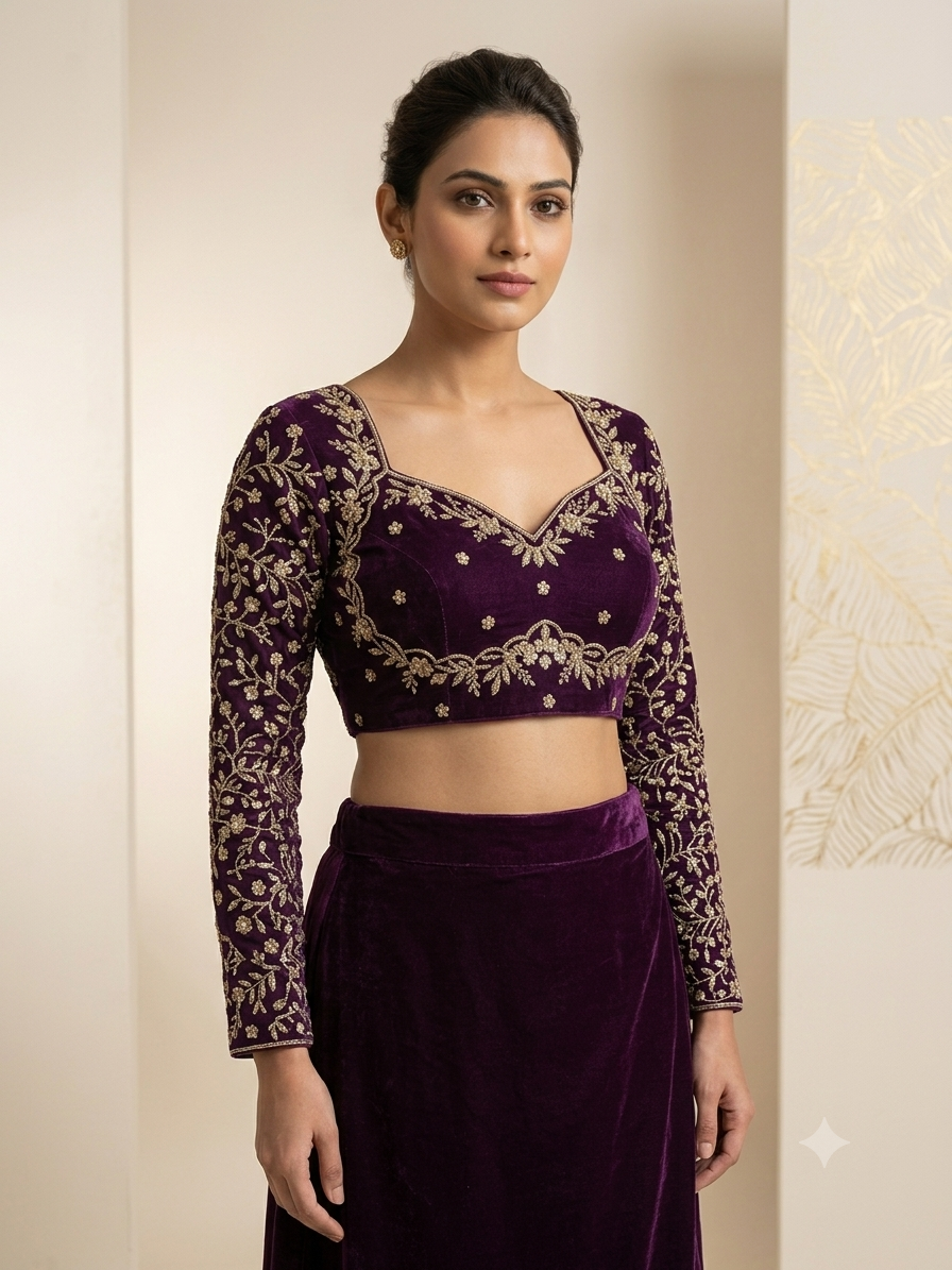 Full Hands Designer Blouse