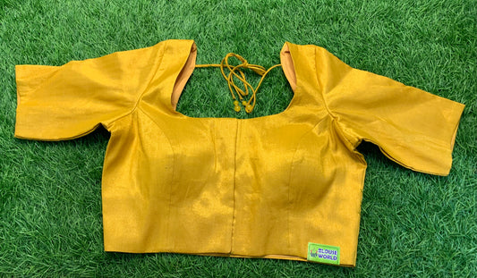 Yellowish gold colour blouse 👚 size 34 to 42