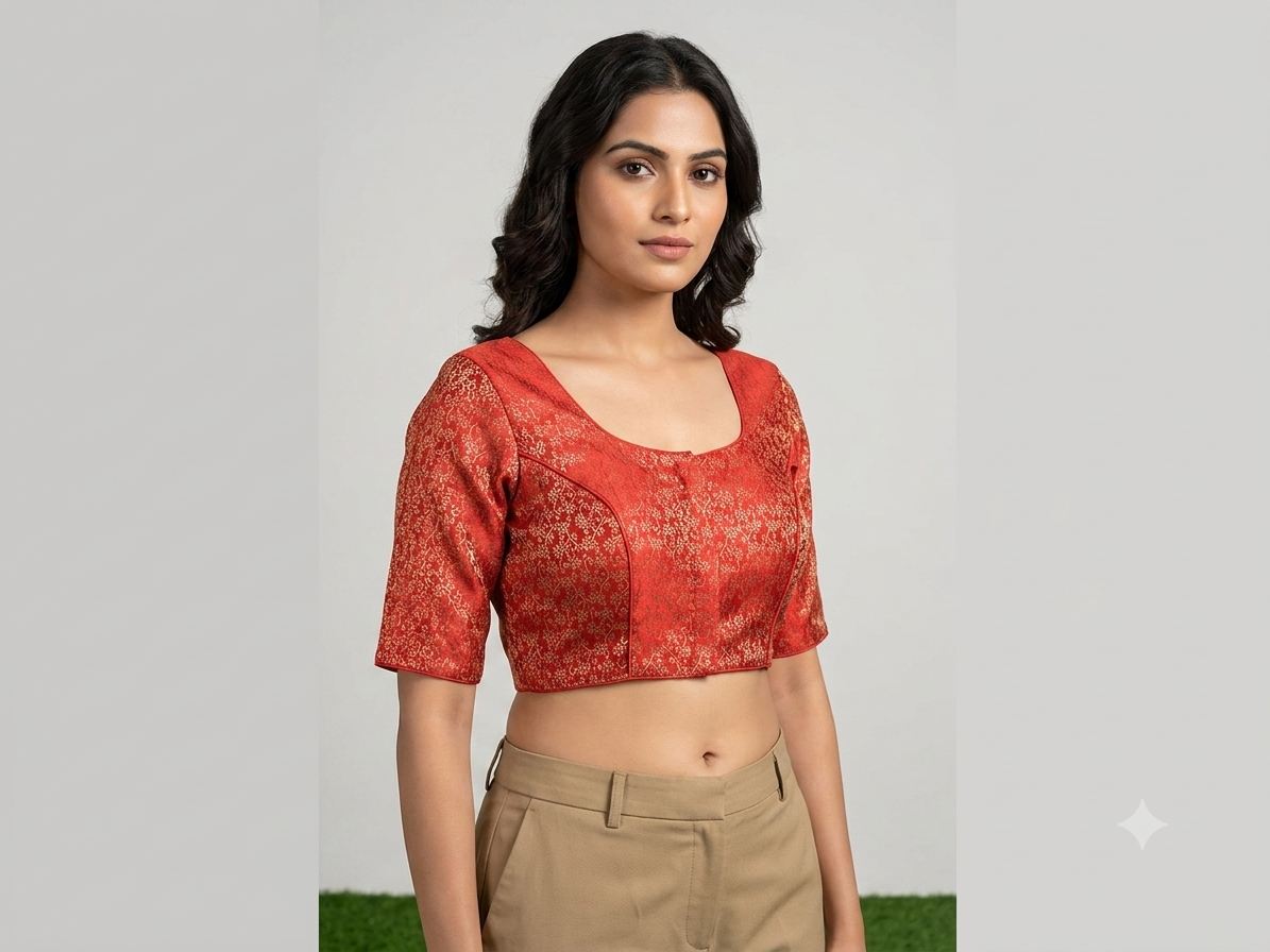 Banaras gold zari Blouse 👚