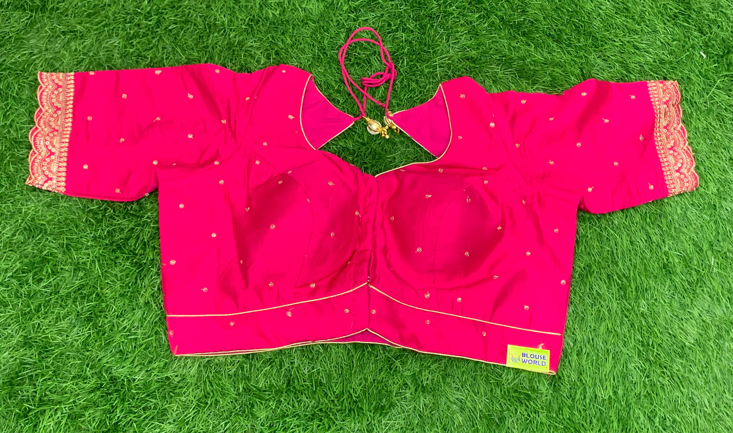 Pink Banaras blouse