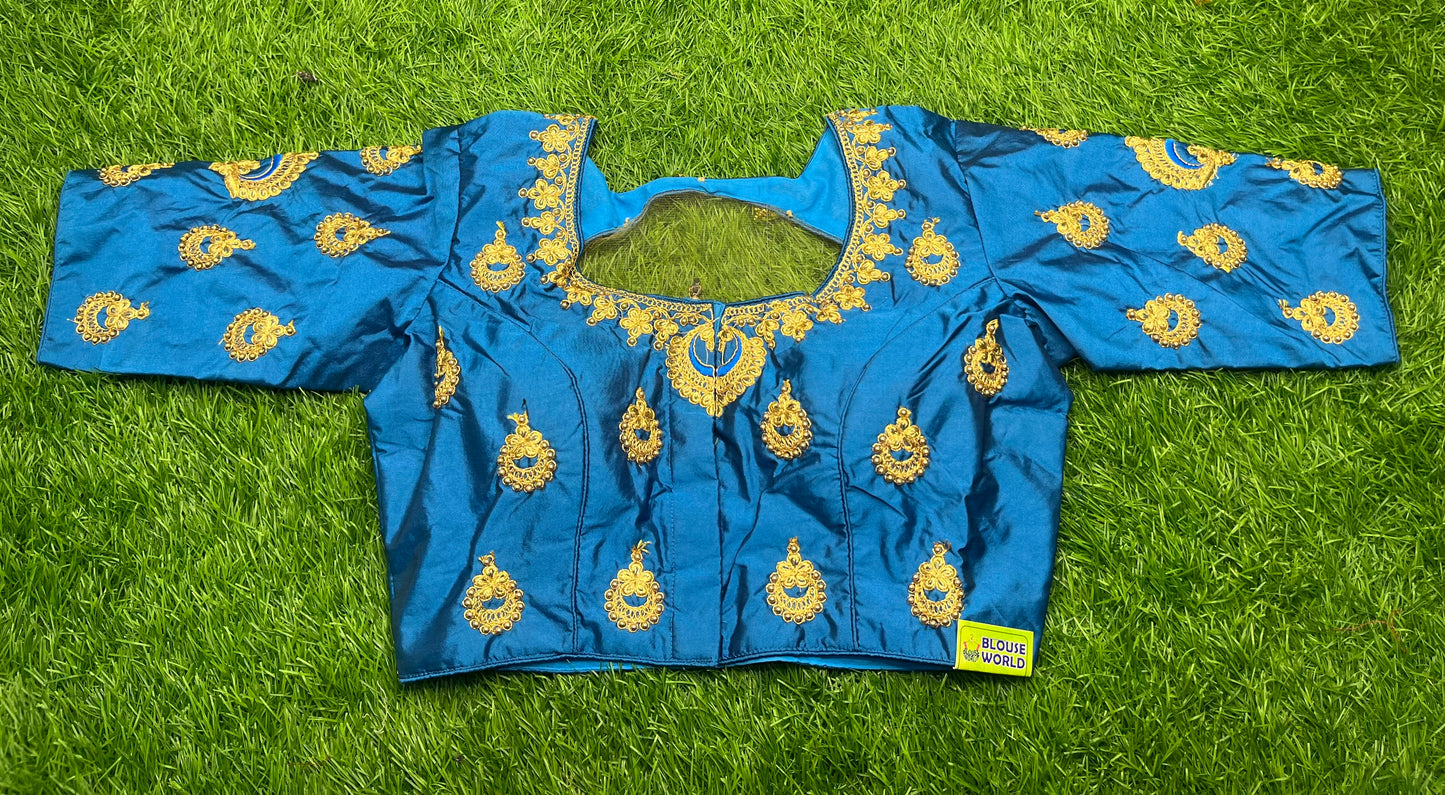Doli wedding blouse blue colour 👚