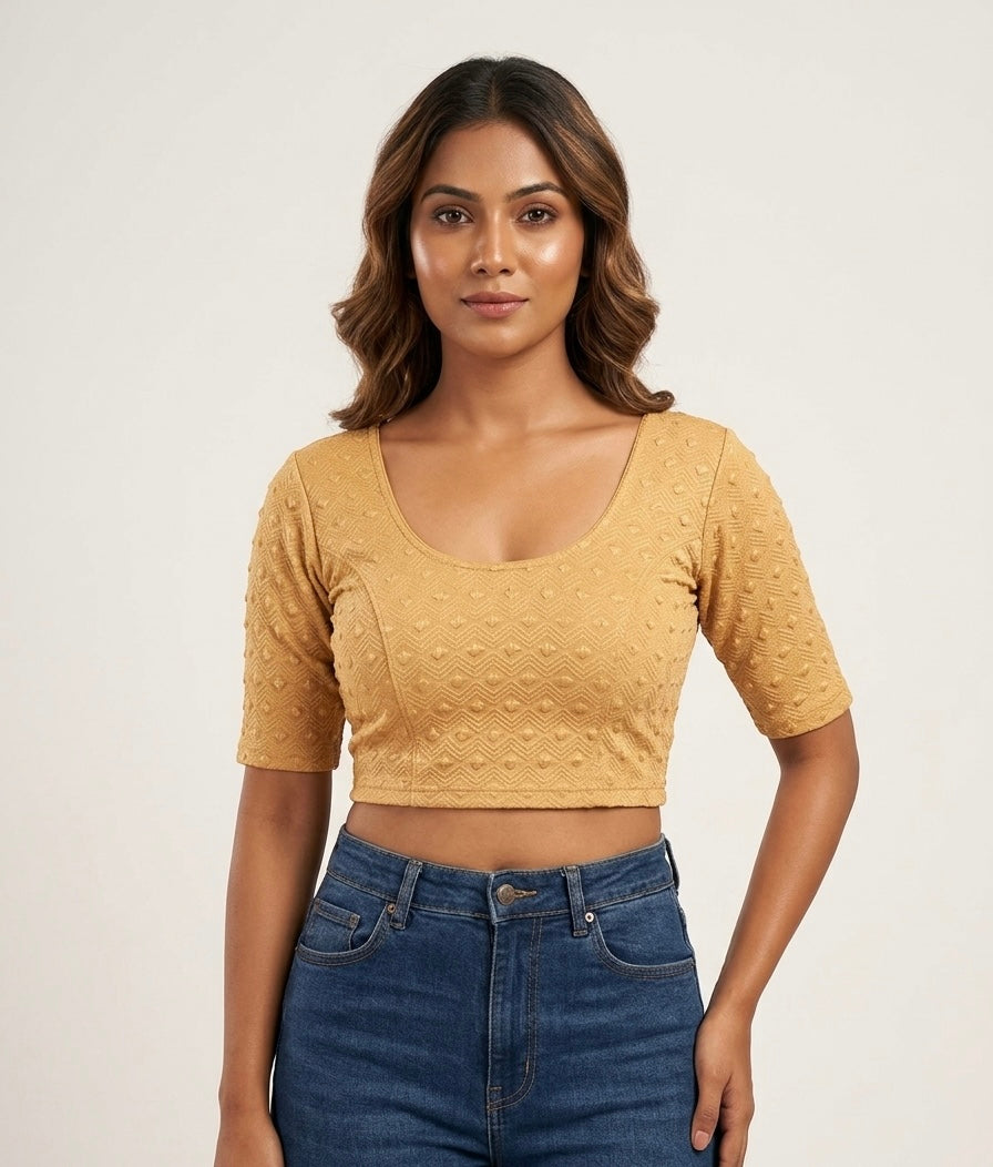 Tissue stretchable Blouse 👚 (2xlsize