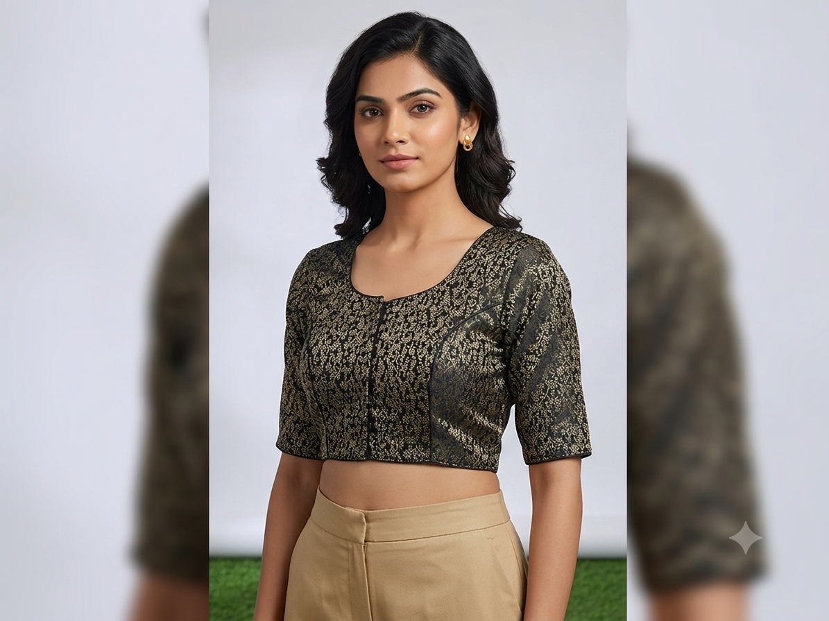 Banaras gold zari Blouse 👚