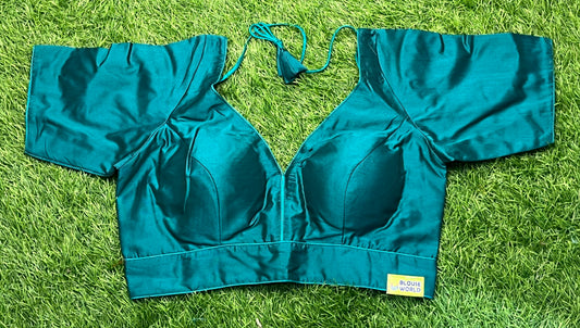 Rama green shade plain blouse