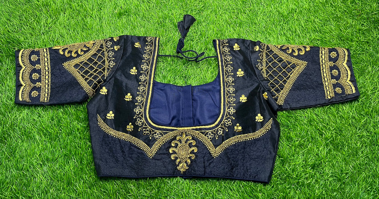 Navy blue heavy work blouse 👚