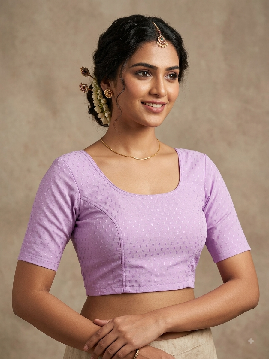 Lavender stretchable blouse 👚(xxlsize