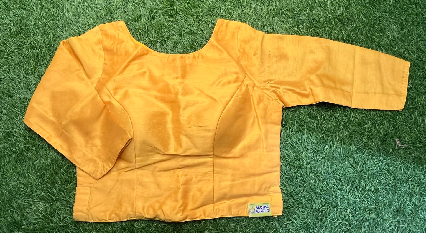 Plain long 3/4 hand front n back high neck