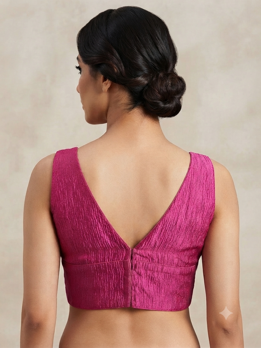 Pink crush sleeveless blouse 👚