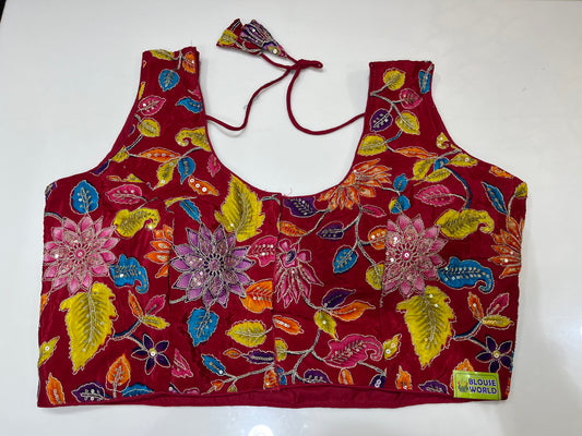 Plus size multicolour designer blouse 👚