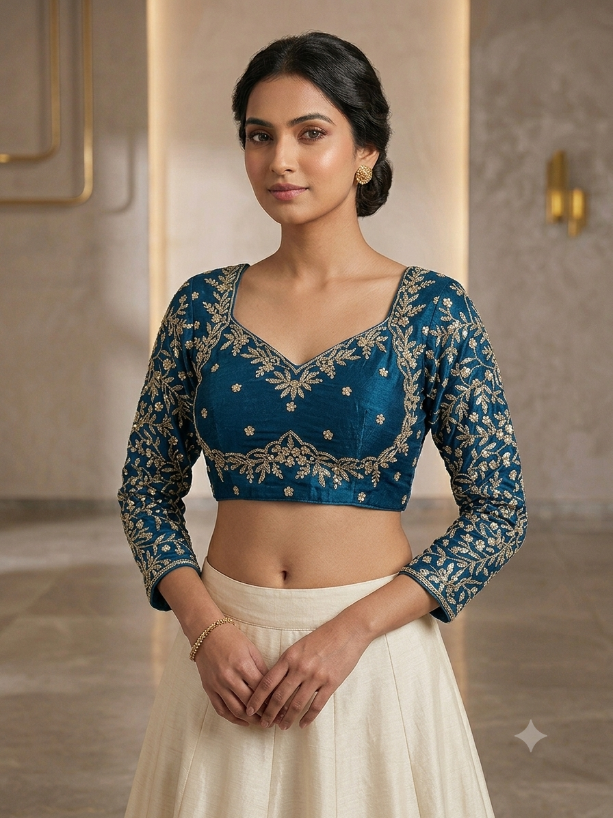 Full Hands Designer Blouse