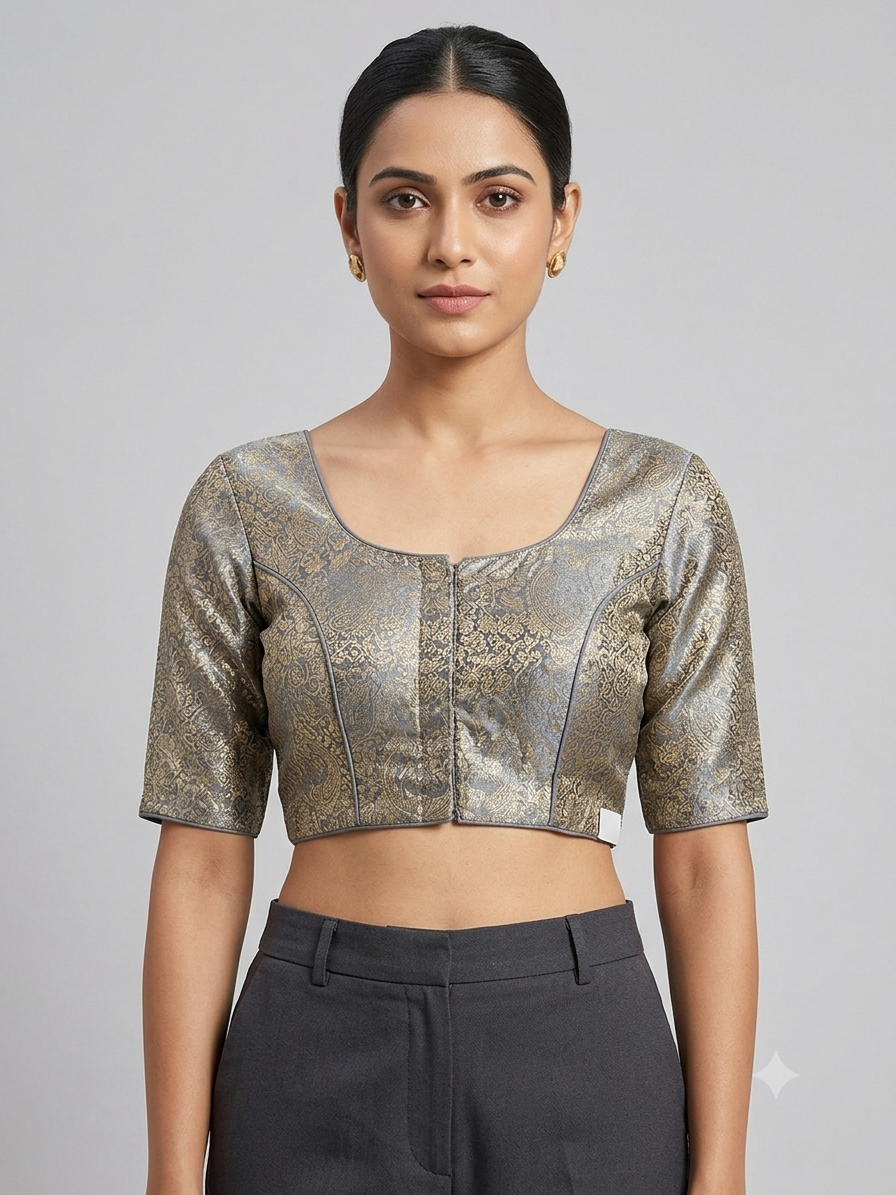 Banaras gold zari Blouse 👚