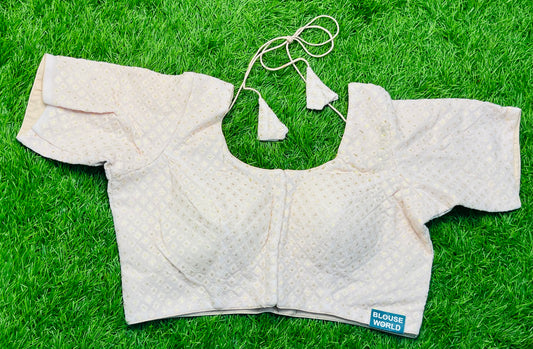 Peach colour fancy blouse