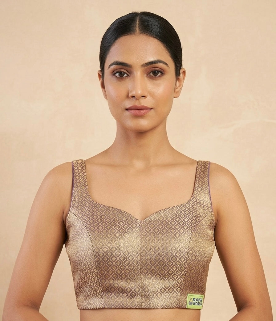 Banaras sleeveless Blouse 👚