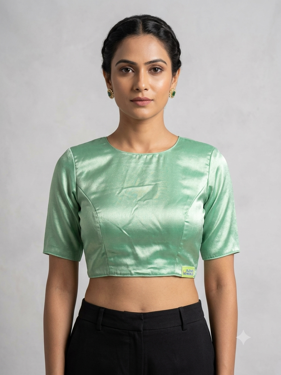 Tissue plain blouse