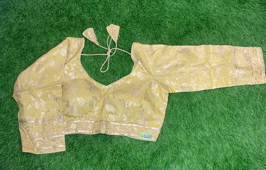 Light gold with golden print
