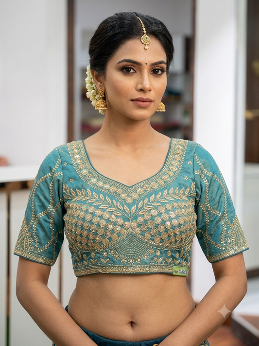 Tissue sequence designer blouse 👚