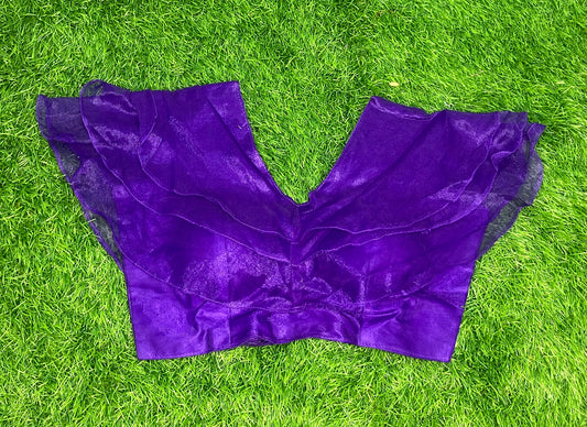 Purple designer blouse