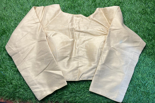 Cream colour full hands. Blouse
