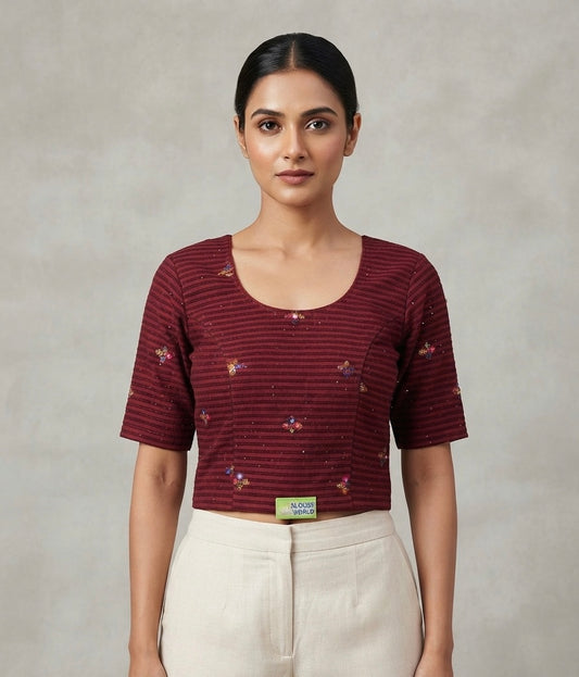 Multi colors stretchable Blouse 👚 (2xl size