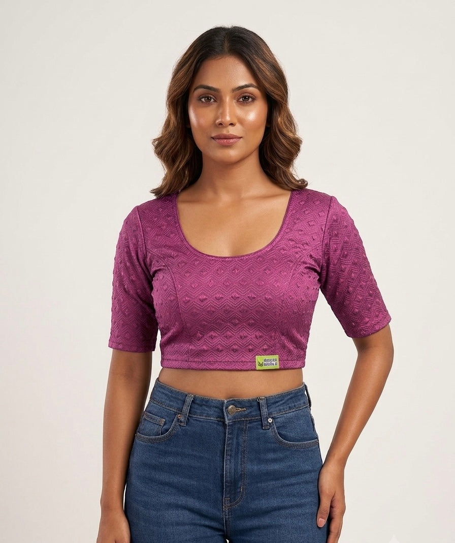 Tissue stretchable Blouse 👚 (2xlsize