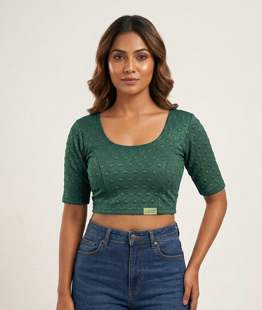 Tissue stretchable Blouse 👚 (2xlsize