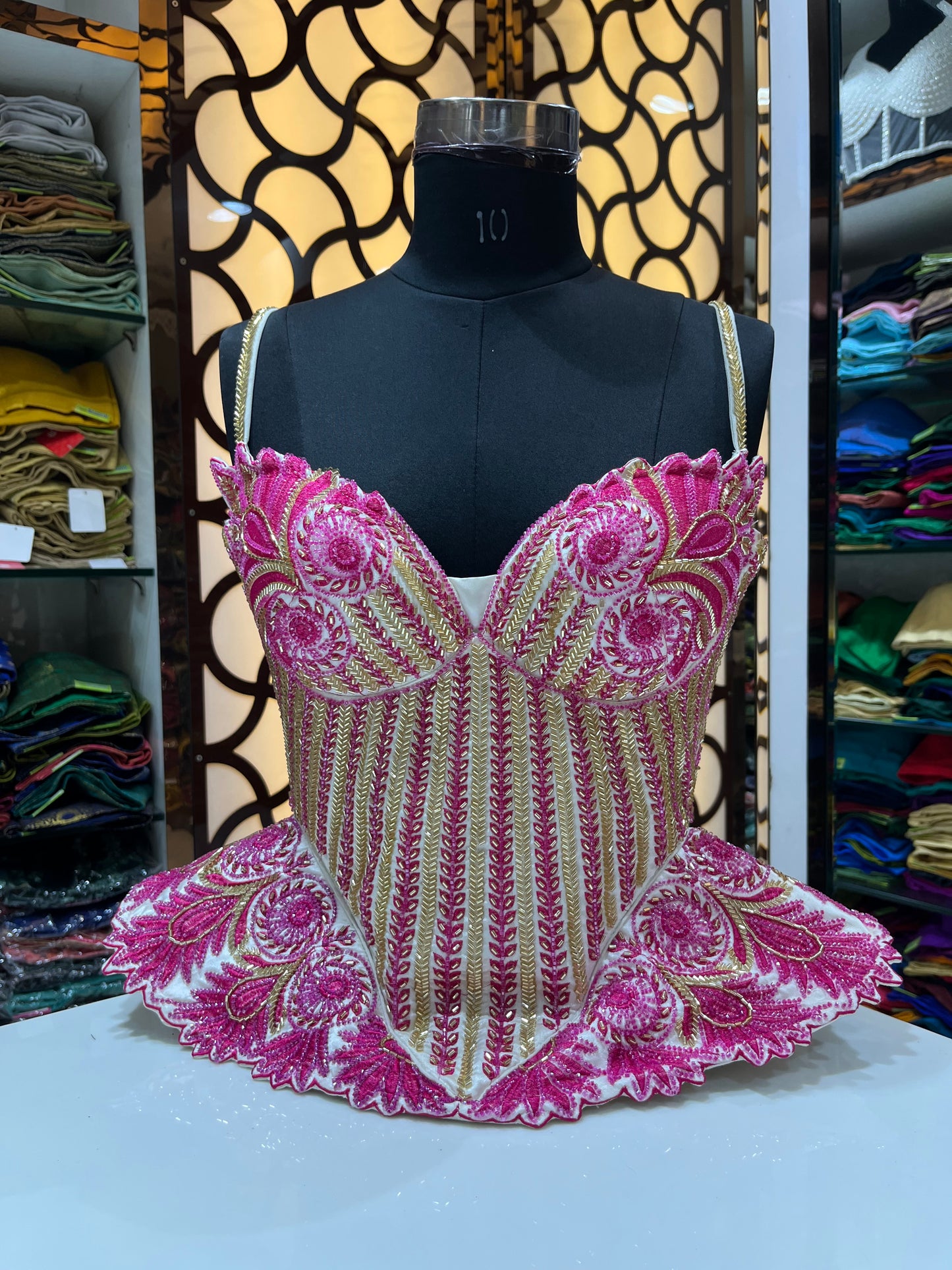 Blossom & Bone: Exquisite Floral Corsets and Peplum Tops