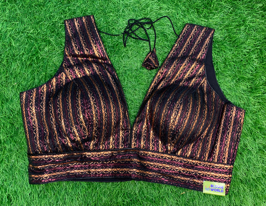 Copper shade with hands blouse