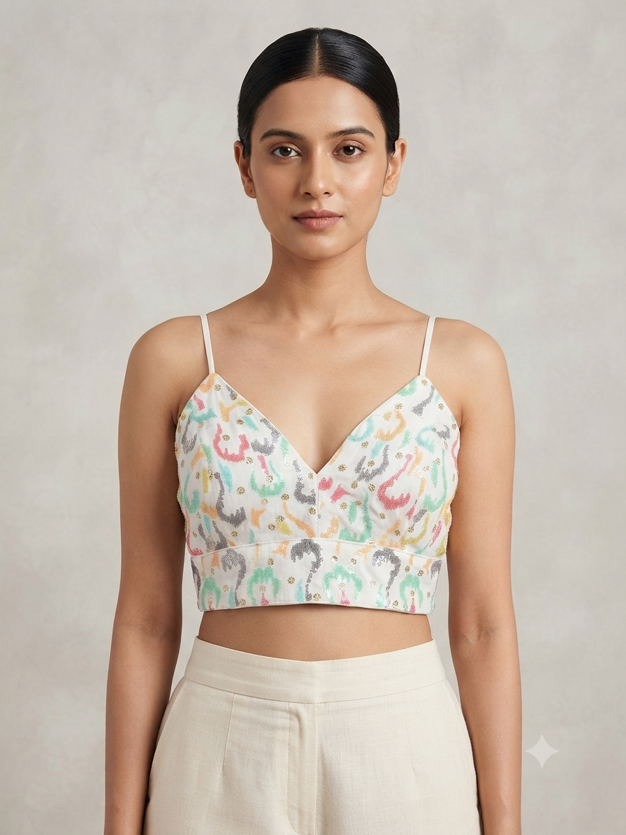 Stylish noodle straps Blouse 👚