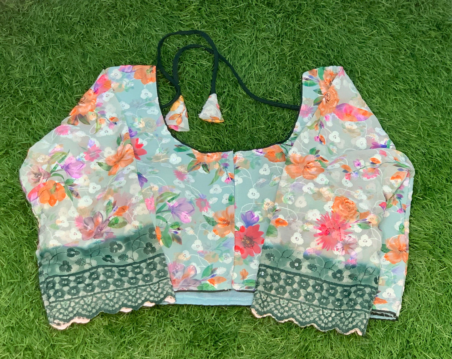 Multicolour 3/4 hands blouse