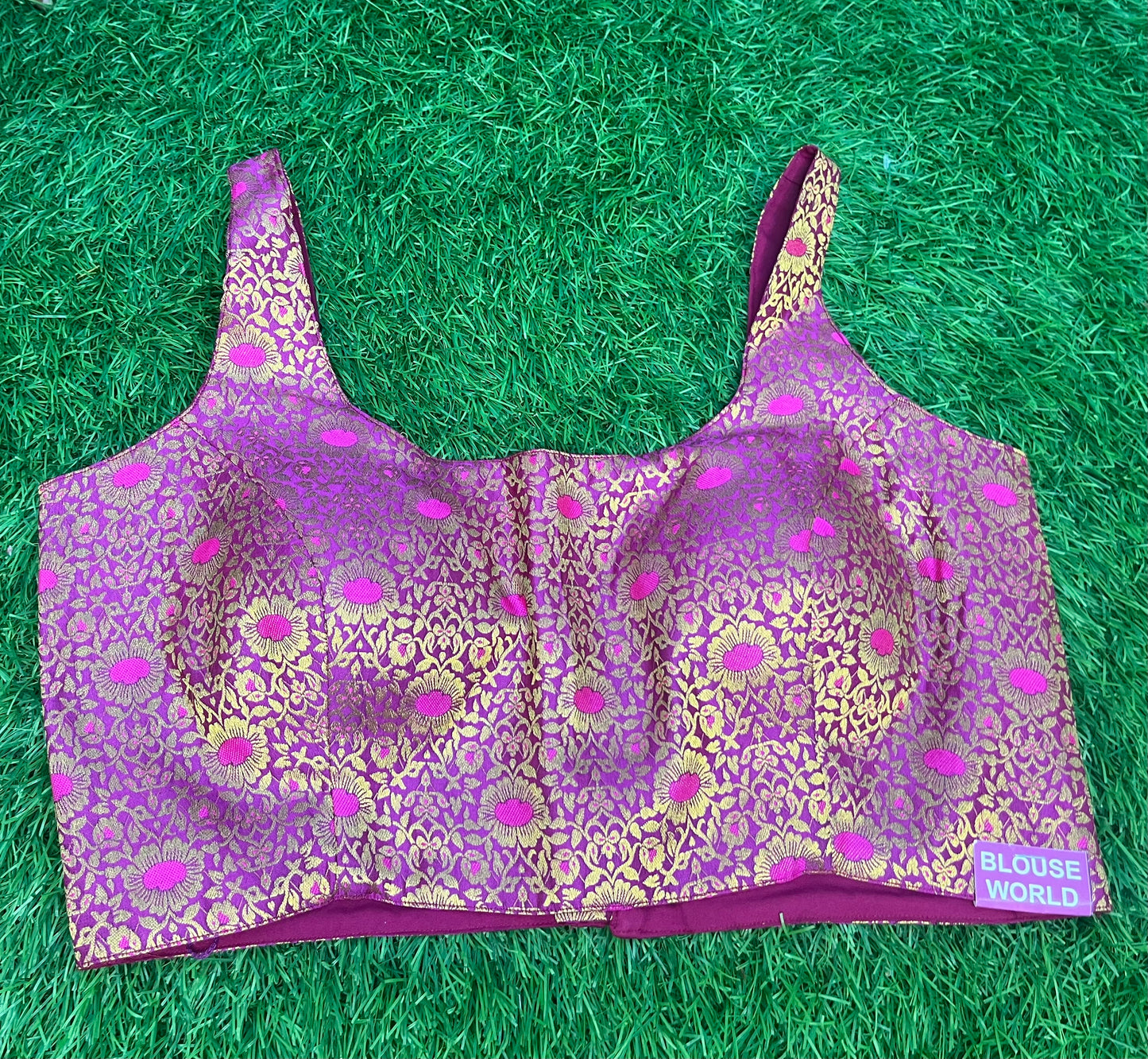 Pink designer blouse