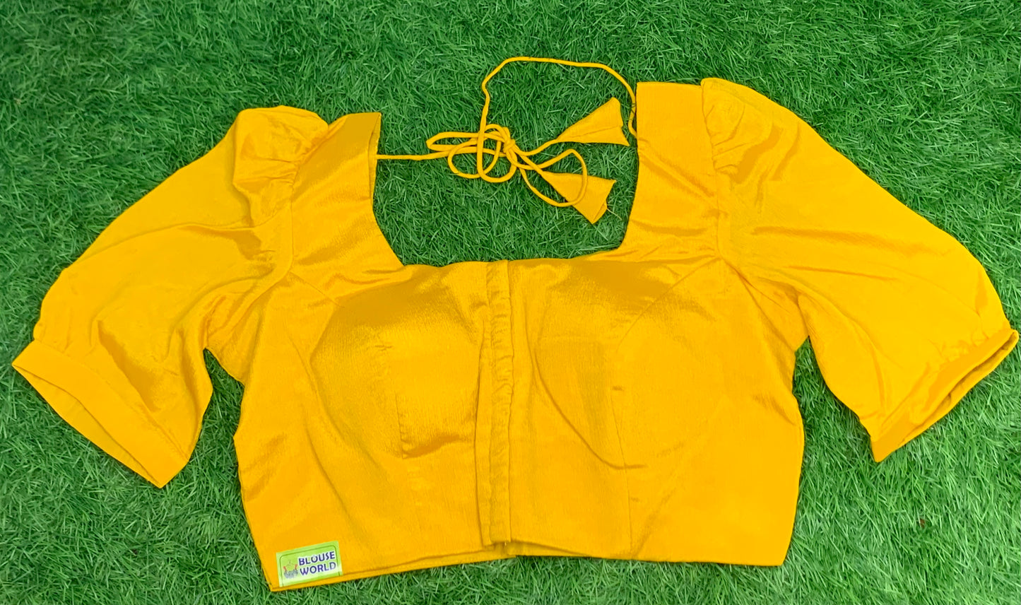 Dark yellow without collar puff hand