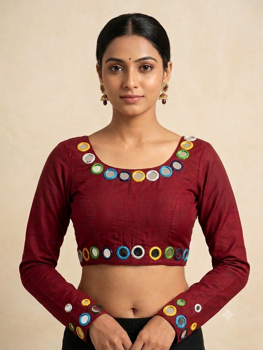 Navratri mirror work