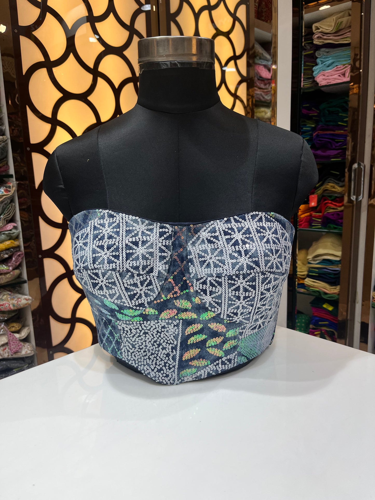Jeans Cordset sleeveless blouse