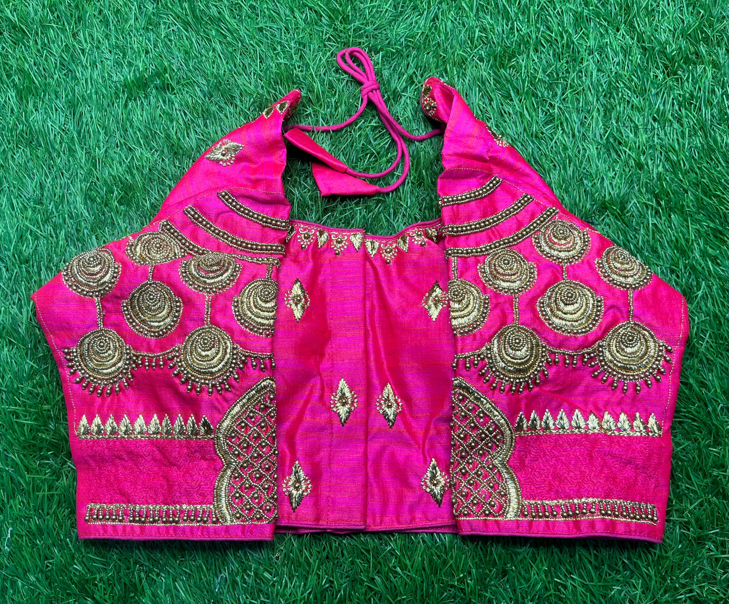 Rani 🫅 pink heavy hand work blouse