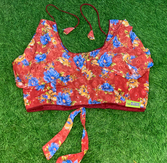 Marron fancy blouse
